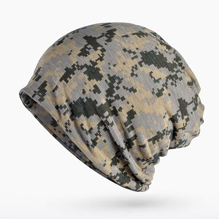 Camouflage Beanies Scarf Hat Spring Autumn Hats Men Women Caps Skullies Hip-Hop Knitted Hats Brand New 2017 Fashion