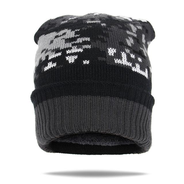 WORSICO 2017 Camouflage Balaclava Knitted Hat Cap Warmer Winter Hats For Men Skullies Beanies Bonnet gorro cap