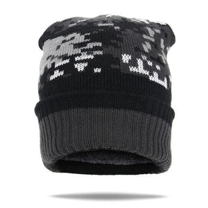 WORSICO 2017 Camouflage Balaclava Knitted Hat Cap Warmer Winter Hats For Men Skullies Beanies Bonnet gorro cap