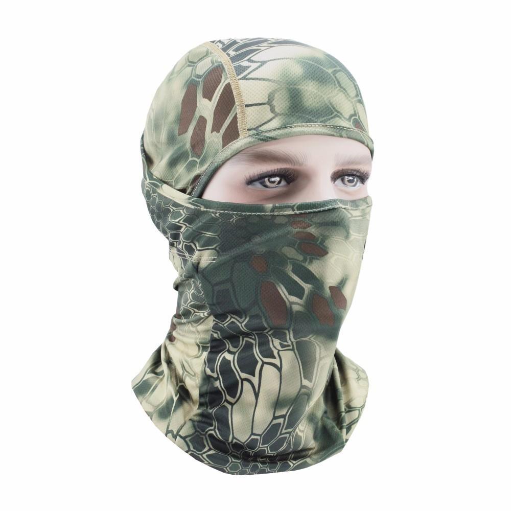 2017 Men Cap Tactic CS Equipment Cycling Mask Camouflage Headgear Ventilation Sunscreen Hat balaclava Face Ski Masks