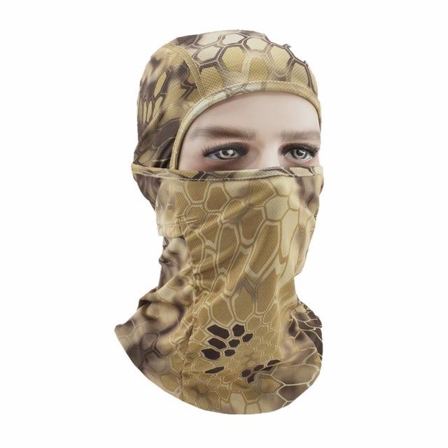 2017 Men Cap Tactic CS Equipment Cycling Mask Camouflage Headgear Ventilation Sunscreen Hat balaclava Face Ski Masks