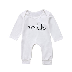 Milk White Romper