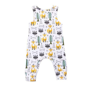Fox Sleeveless Romper