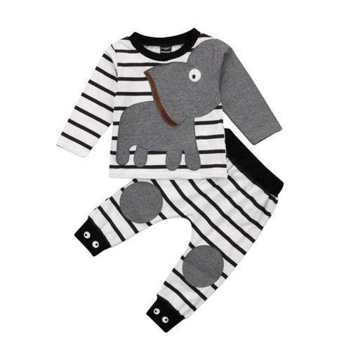 The Elephant Striped Set