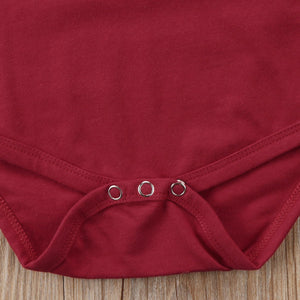 Red Love Romper