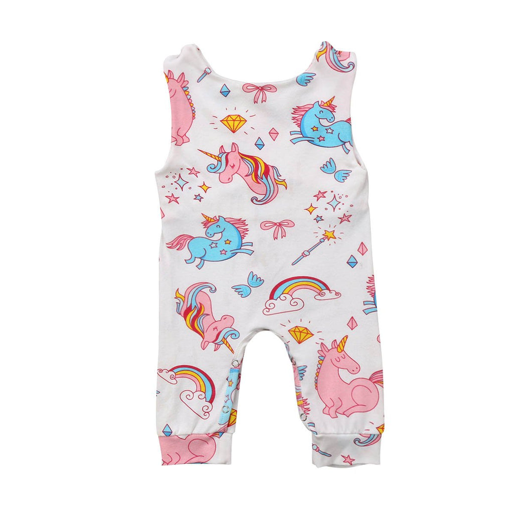 Sleeveless Unicorn Romper