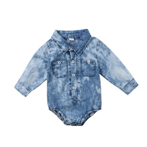 Denim Boy Romper