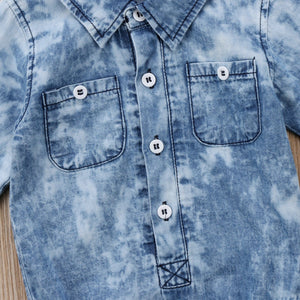 Denim Boy Romper