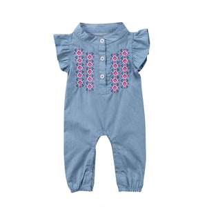 Denim Pretty Romper