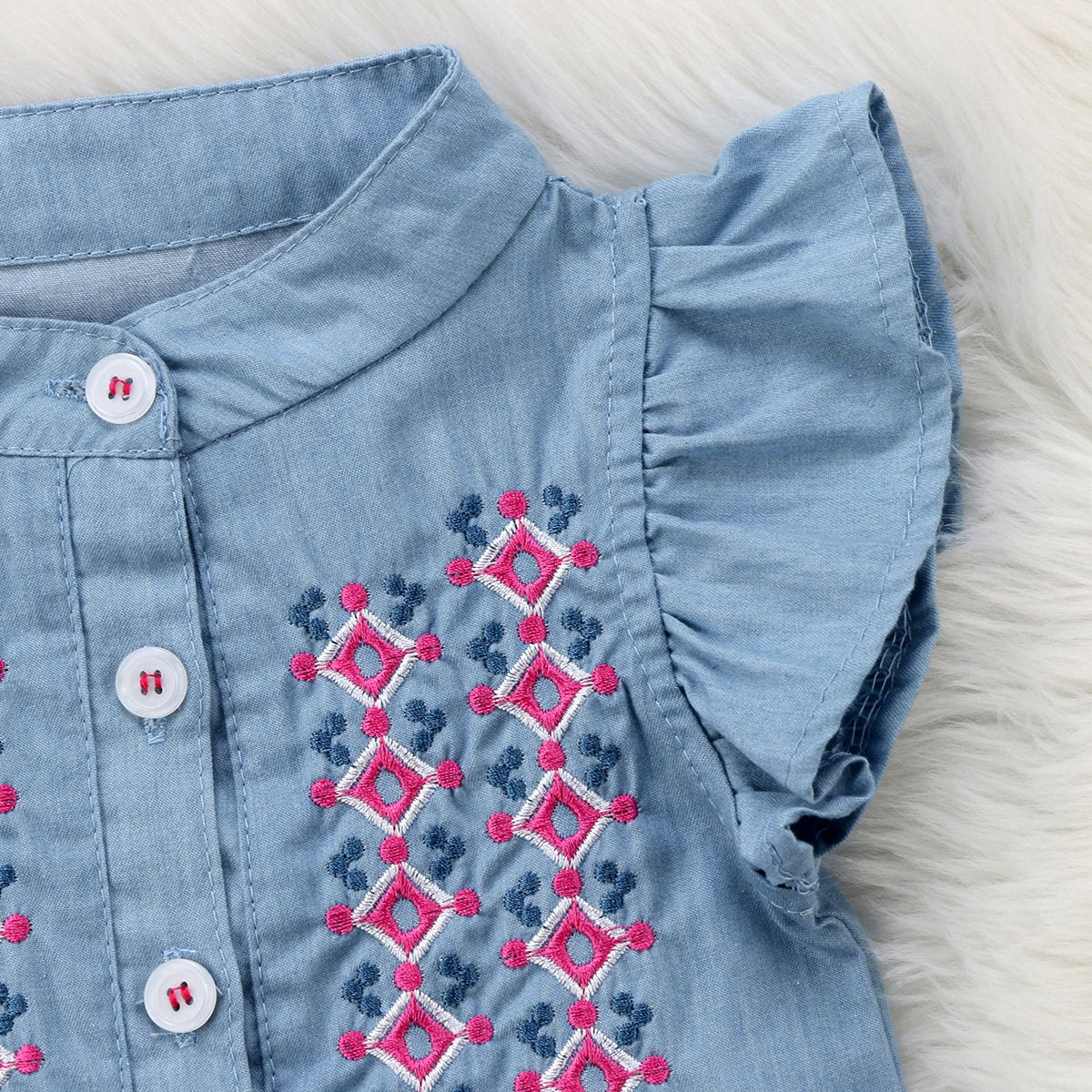 Denim Pretty Romper