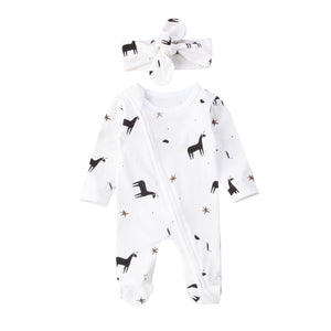 Unicorn Zipper Jumpsuit Set