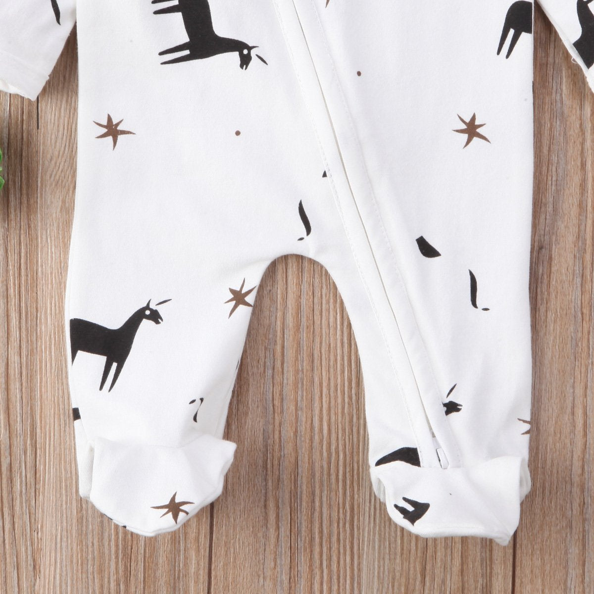 Unicorn Zipper Jumpsuit Set