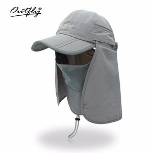 Outfly hot sale simple design baseball cap Detachable high quality tab design Dual use hat casual solid adjustable unisex cap