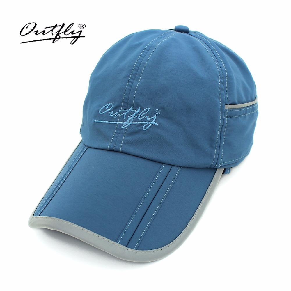 Outfly hot sale simple design baseball cap Detachable high quality tab design Dual use hat casual solid adjustable unisex cap