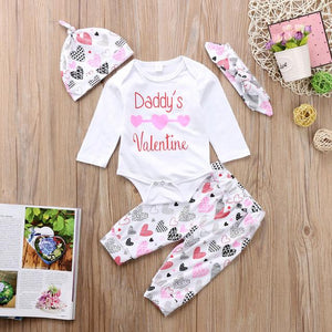 Daddy's Valentine's 4PCS set
