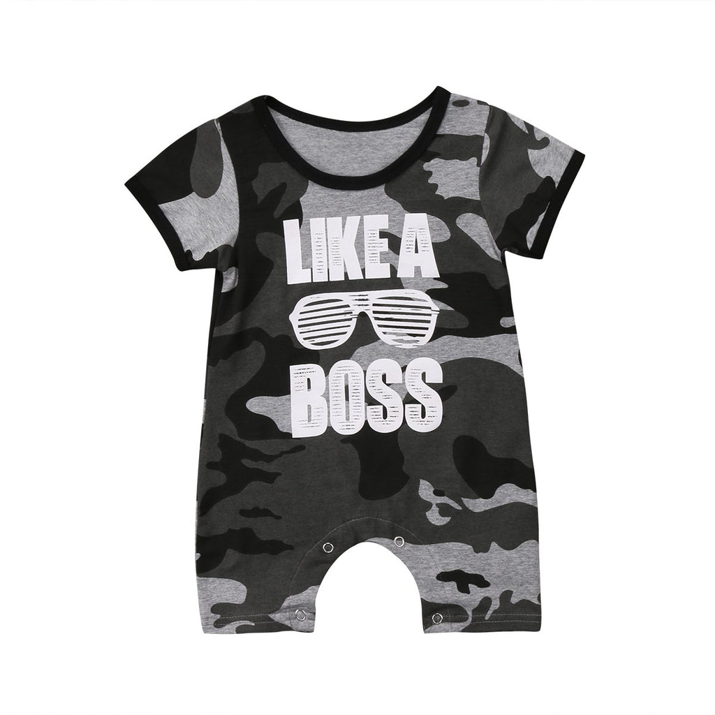 Camo Boss Romper