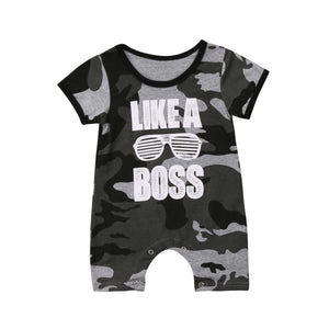 Camo Boss Romper