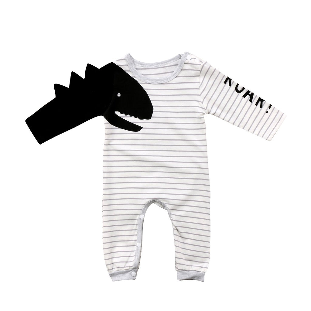 Black & White Roar Romper