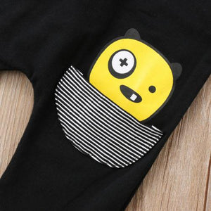 Yellow Pocket Monster Romper