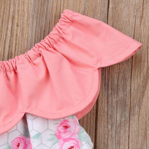 Pink Flowers Jumpsuit