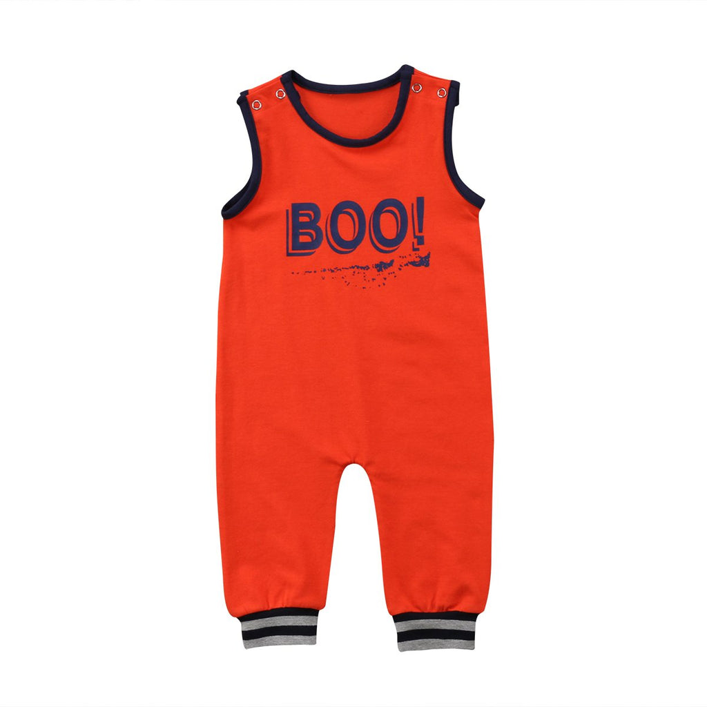 Boo Orange Romper