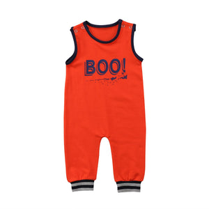 Boo Orange Romper
