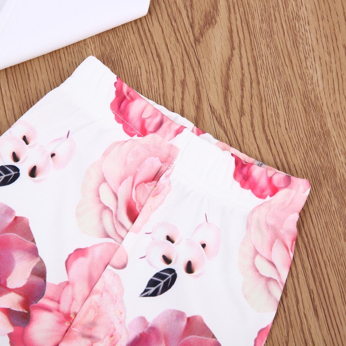 White Pink Floral Set