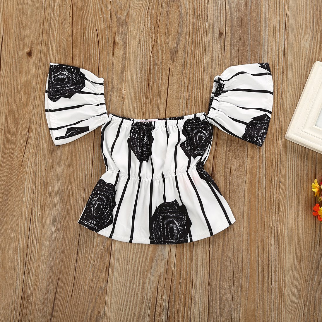 Rose Flower Ruffles Outfit