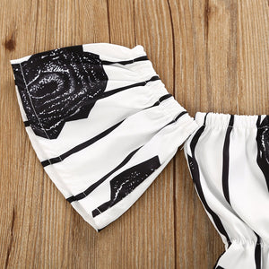 Rose Flower Ruffles Outfit