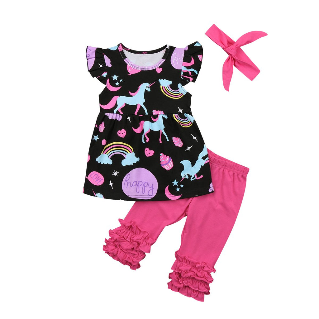 Unicorn Ruffles set