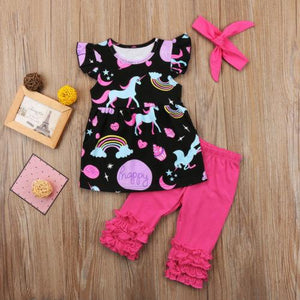 Unicorn Ruffles set