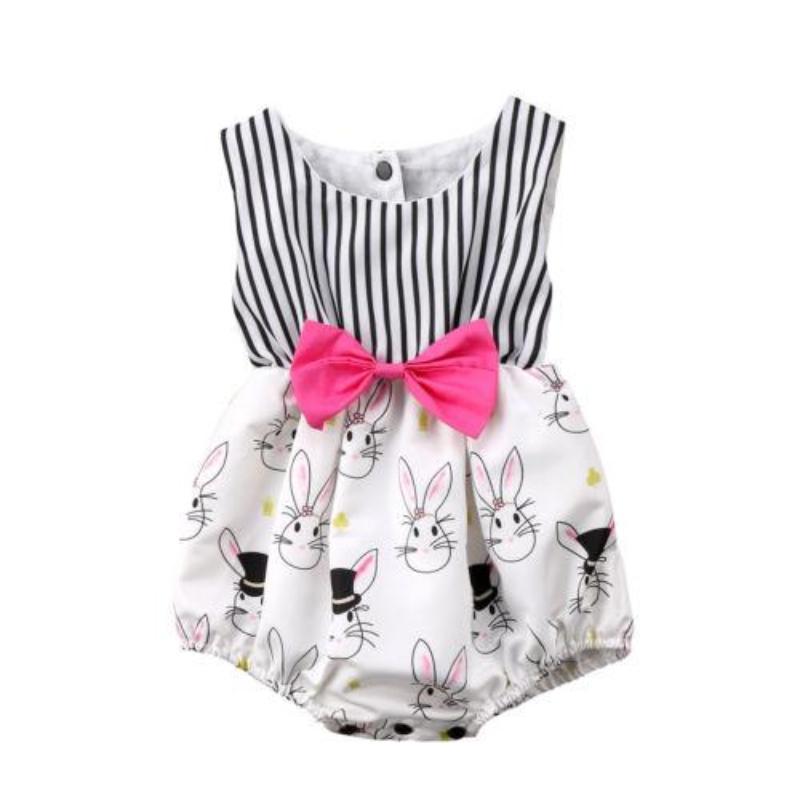 Bow-knot  Bunny Romper