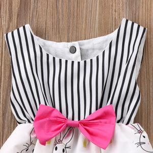 Bow-knot  Bunny Romper