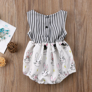 Bow-knot  Bunny Romper
