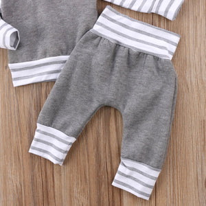 Grey Warm Hoodie Set