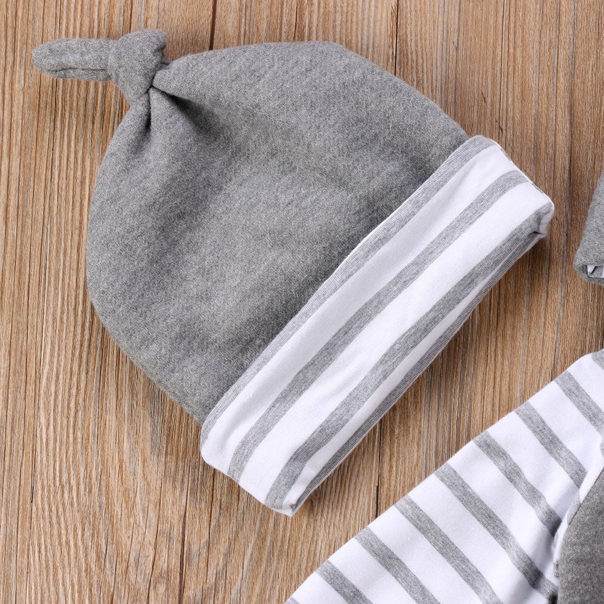 Grey Warm Hoodie Set
