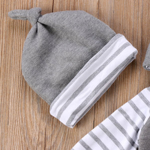 Grey Warm Hoodie Set