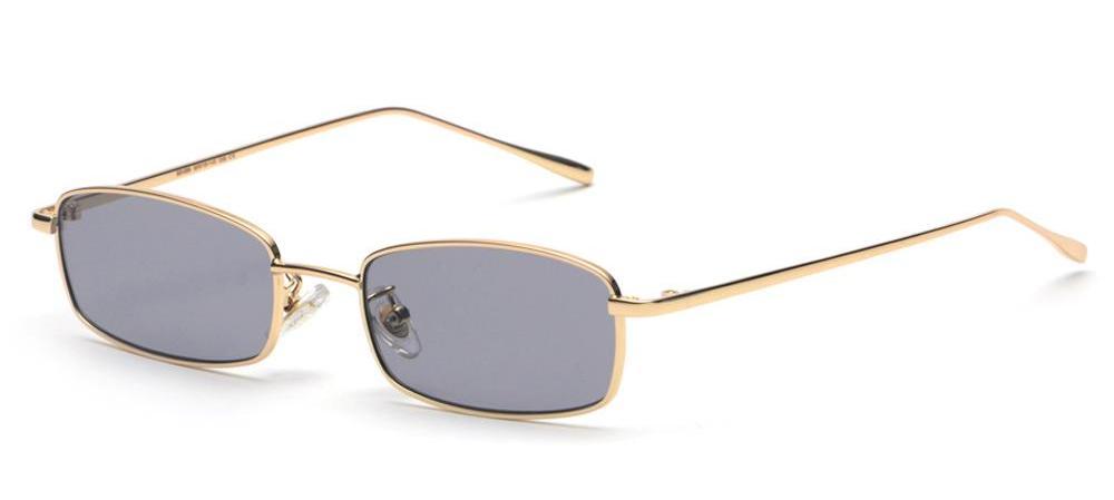 lunettes de soleil vintages retro carré  gris