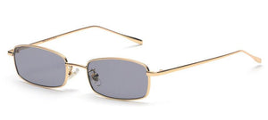 lunettes de soleil vintages retro carré  gris