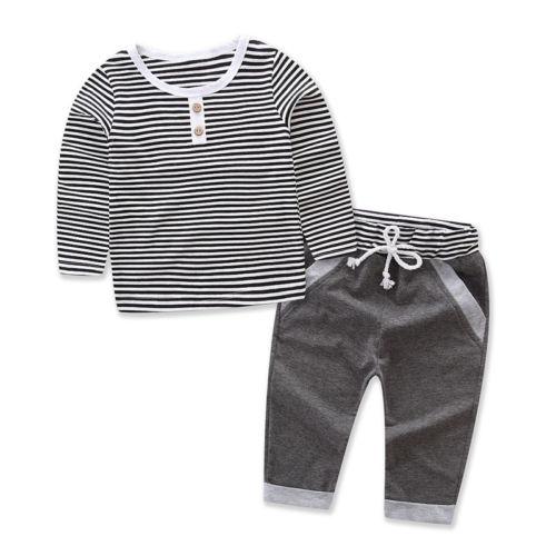 Striped Gray Outfit