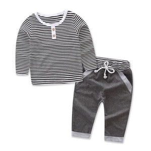 Striped Gray Outfit