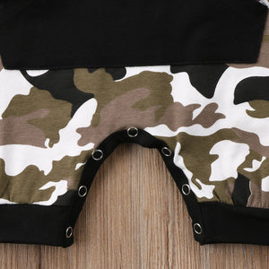 Camouflage Hooded Romper