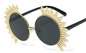 lunettes de soleil vintages retro ronde soleil