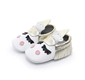 Unicorn Baby Moccasins