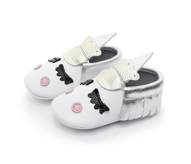 Unicorn Baby Moccasins