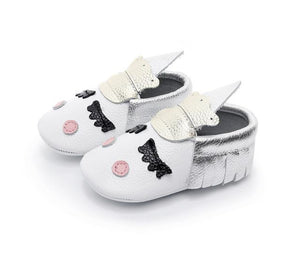 Unicorn Baby Moccasins