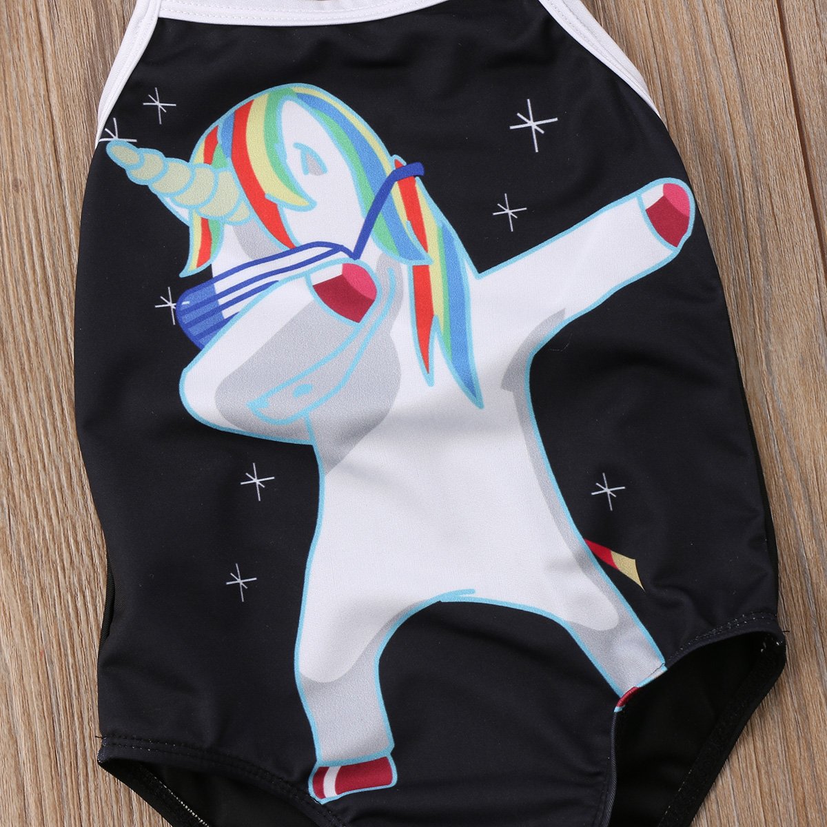 Unicorn Black Swimsuit