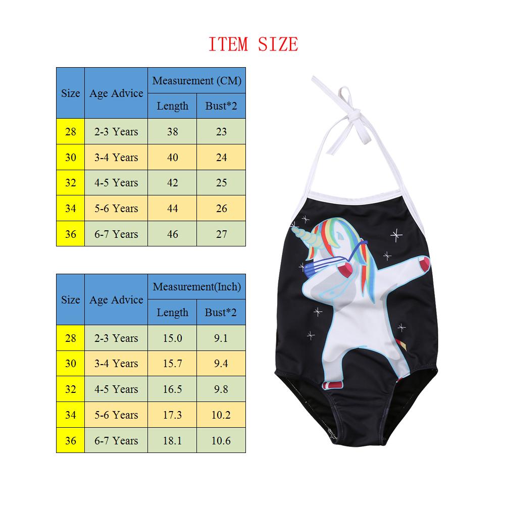 Unicorn Black Swimsuit