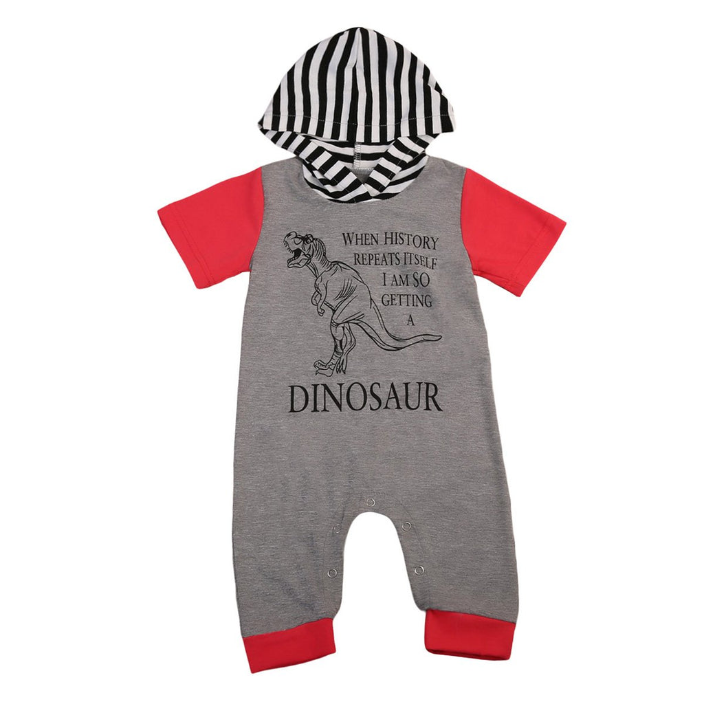 Dinosaur Hoodie Jumpsuit
