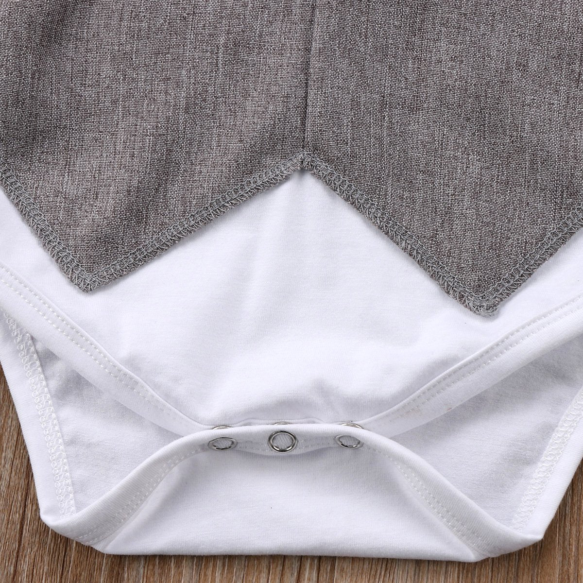Baby gentleman Bow-tie Romper